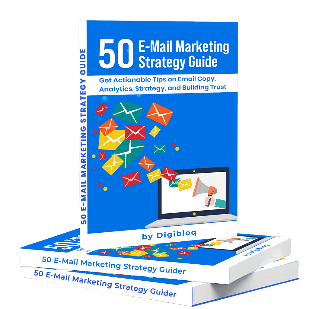 50 E-Mail Marketing Strategy Guider ebook by digibloq